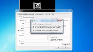 How to indentify unknown song info using gracenote auto tag plugin for  winamp