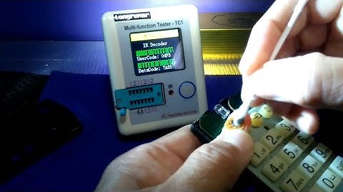 Reparación de Control remoto, timbre inhalambrico y oscilador generador de radiofrecuencia.