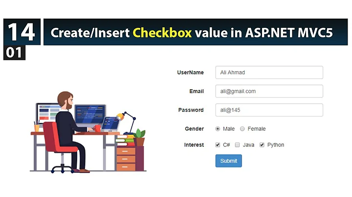 Class 14-How to create checkbox in asp.net mvc|Insert checkbox value in database in asp.net mvc 2019