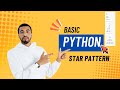 Python Basics #3 | Star Pattern Printing with Loops