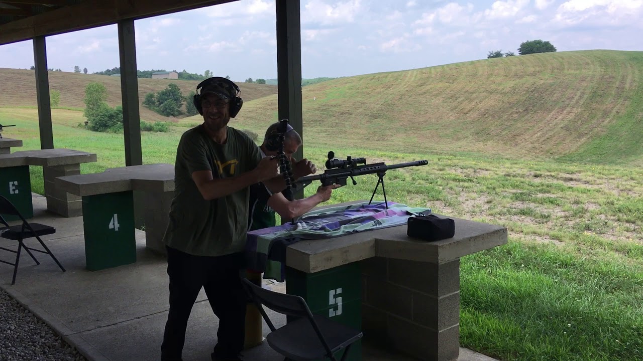 Deric shooting the Safety Harbor Firearms 50 @ Thunder Valley Precision Rif...