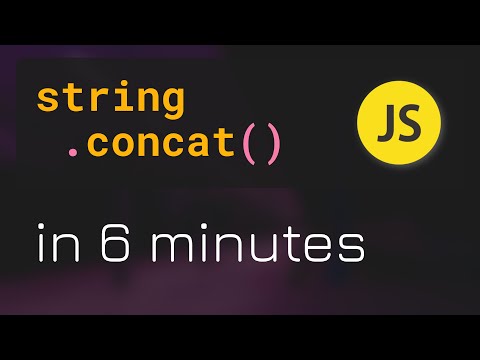 #19 String.concat() (String Concatenation) in JavaScript Programming (Hindi)