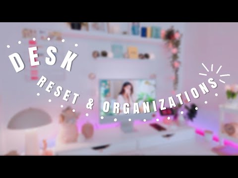⋆。°✩ 2024 Ikea Desk Setup & Organization Reset! ✩⋆。°