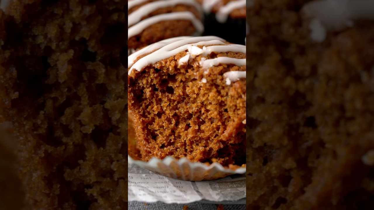 Gingerbread Muffins 🎄 Soft, Spiced & So Fluffy!