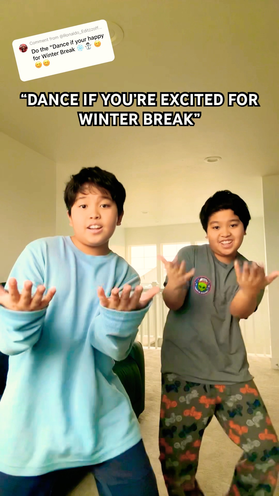 ARE YOU EXCITED FOR WINTER BREAK? ?#dance #twindance #foryou #trending #fypシ゚ #shorts