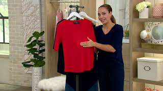 Attitudes by Renee Como Jersey Tee on QVC