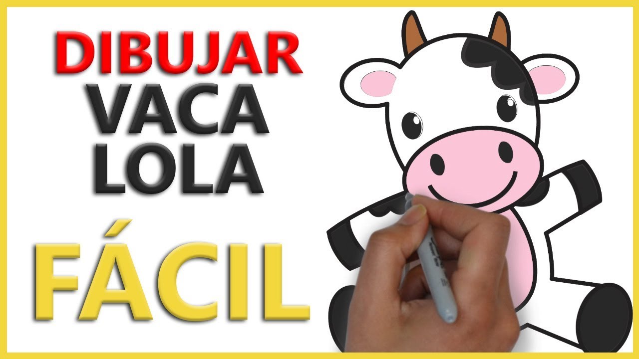 Como dibujar a la VACA LOLA paso a paso EN ESPAÑOL 2019 y 🐄 colorearla  bien kawaii ❤️ 🖍(fácil) - thptnganamst.edu.vn