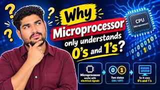 Why Does a Microprocessor Understand Only 0’s and 1’s 🤔|class-5 | Binary Explained Simply