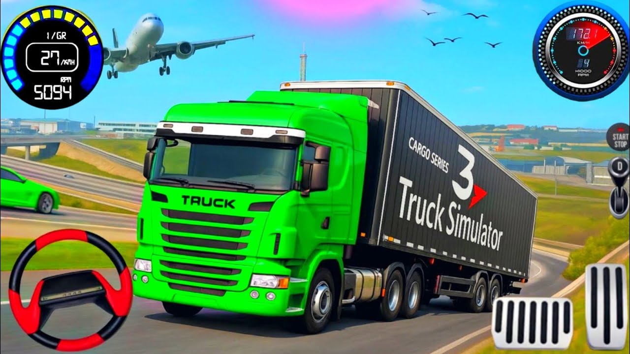 Truck simulator Drive USA - Transporter Delivery Truck Simulator 2025 - Android GamePlay