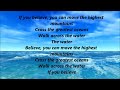 Strive to Be {feat. Patch Crowe} If You Believe (Lyrics)