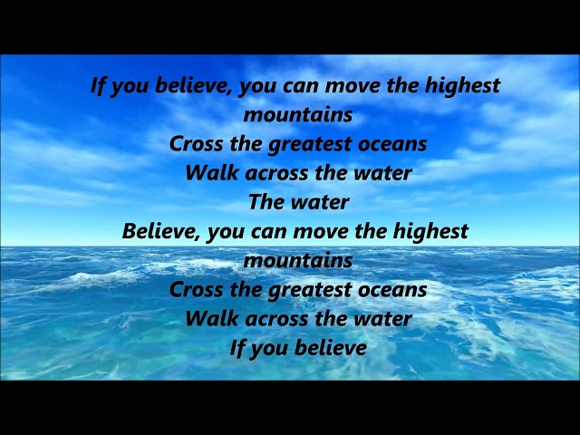 Strive to Be {feat. Patch Crowe} If You Believe (Lyrics) class=