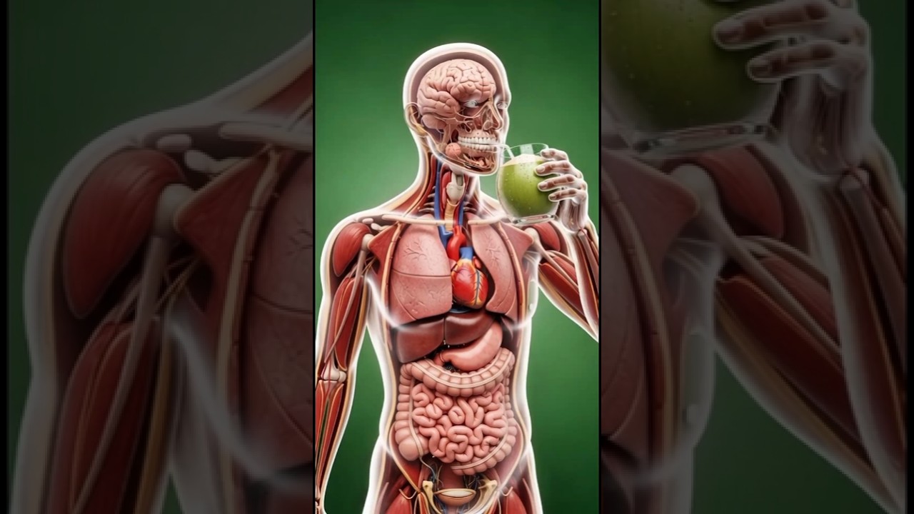COCONUT WATER: Inside the Human Body — 3D Anatomical Journey”