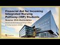 Financial Aid Presentation incoming INP students SUM26 start
