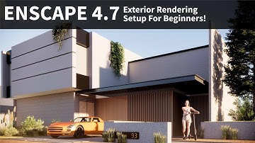 Enscape Exterior Rendering Complete Tutorial For Beginners