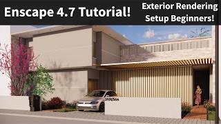 Enscape Exterior Rendering Complete Tutorial For Beginners