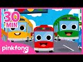 Cinco Onibusinhos Pulando na Estrada e mais | +Compilação | Pinkfong Canções para crianças