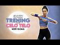 18 minuta - kućni trening za CELO TELO - vežbe za žene (mini guma)