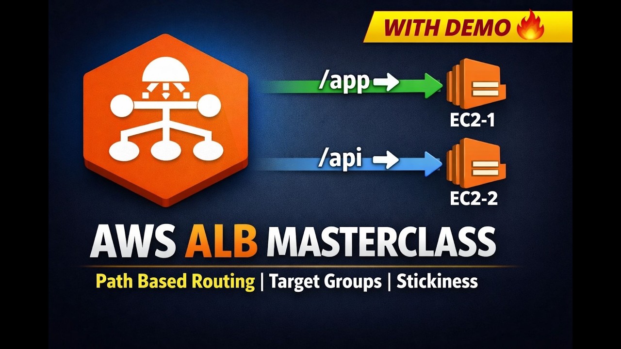 Session 4- AWS Application Load Balancer (ALB) – Part 1 | Complete Beginner to Practical Demo