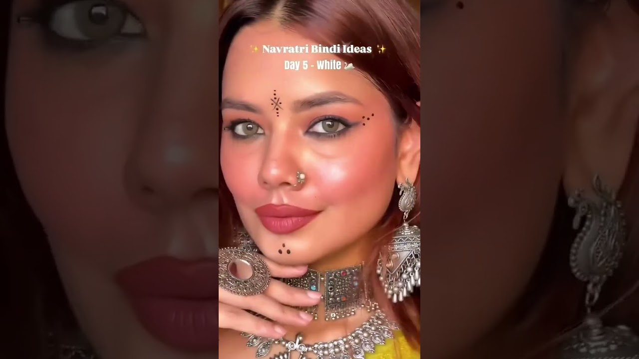 9 days garba bindi styles ! Navratri Special  