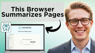 Perplexity Comet Browser summarizing a website (Full Setup)