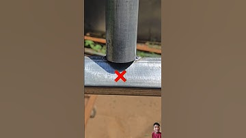 Not many people know how to join a round pipe to a square pipe...