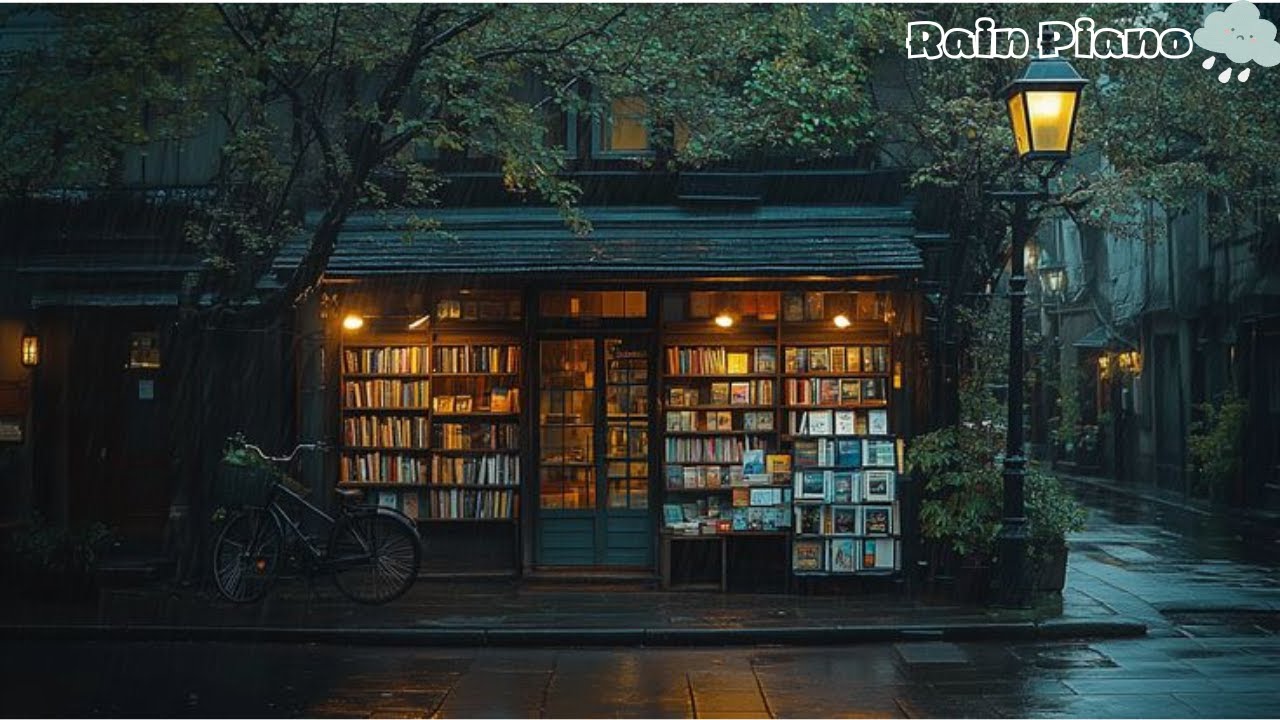 Rain Piano Music Gentle Whisper Velvet Glow For Deep Sleep Music And Relaxing Rainy Day