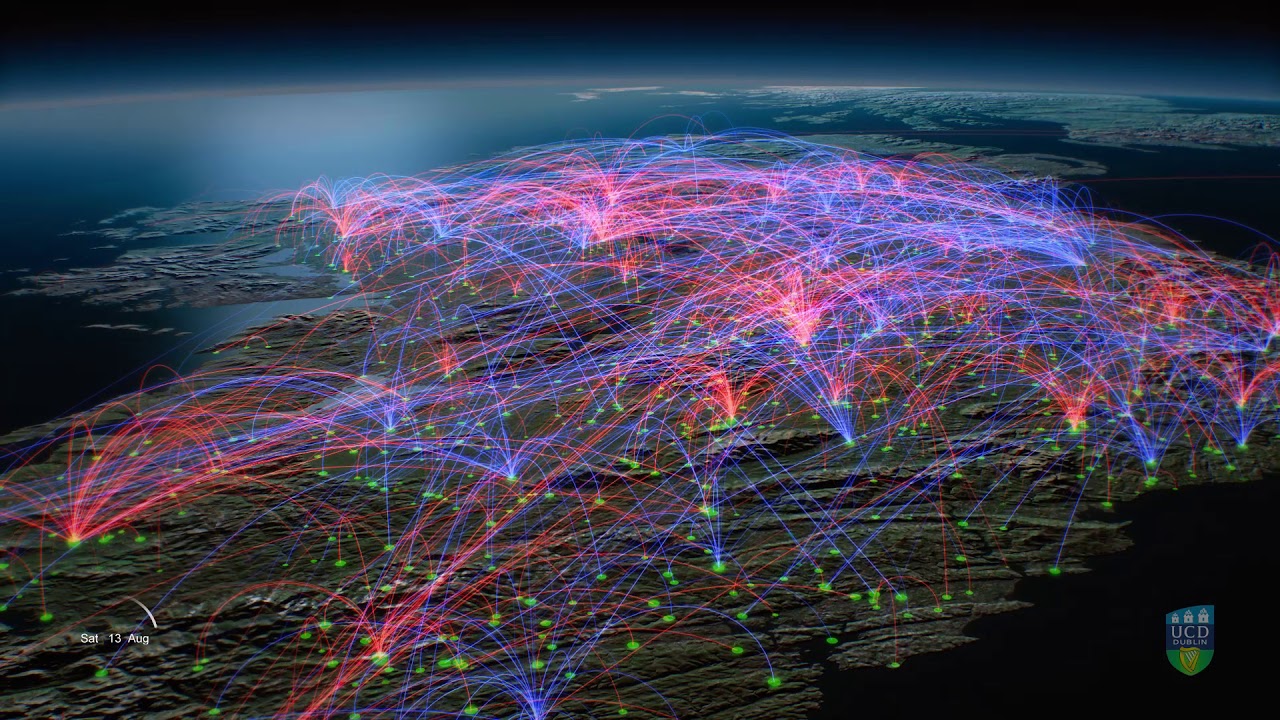 Cattle Movements in Ireland 2016 YouTube