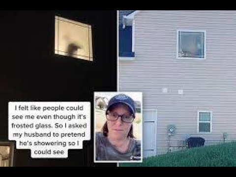 Mom realizes she’s been flashing neighbors from bathroom window in