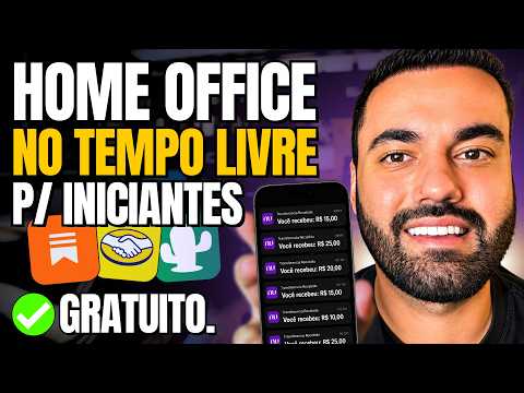 HOME OFFICE: Testei 3 Sites GRATUITOS para Trabalhar Em Casa! (PARA INICIANTES)