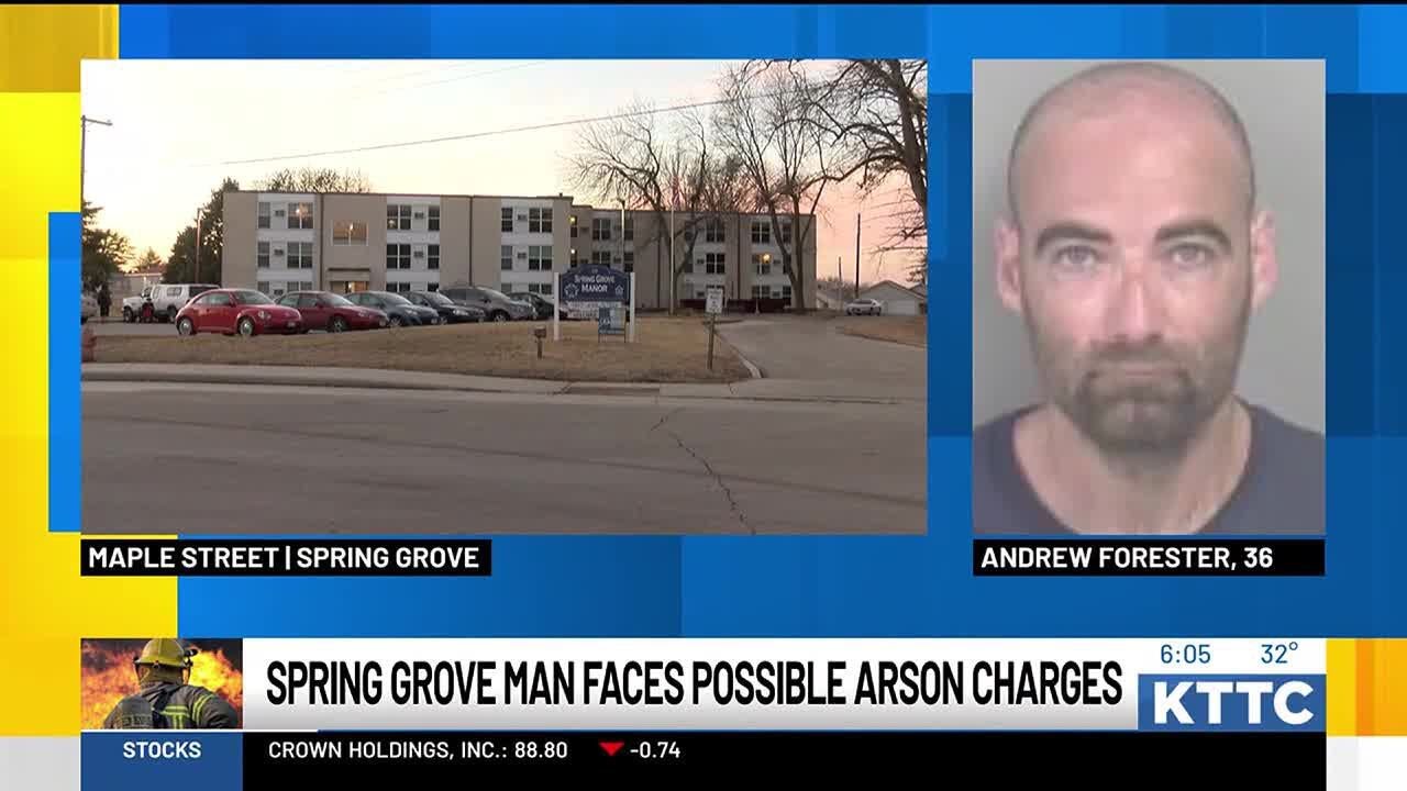Man facing arson charges after Spring Grove apartment fire - YouTube
