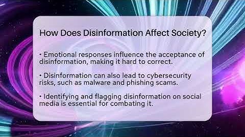 How Does Disinformation Affect Society? - Everyday-Networking