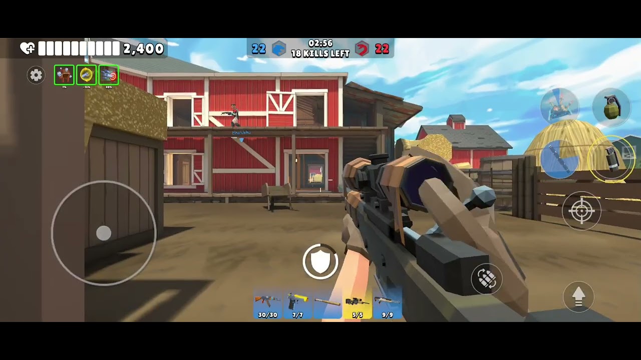 Bermain polygun arena