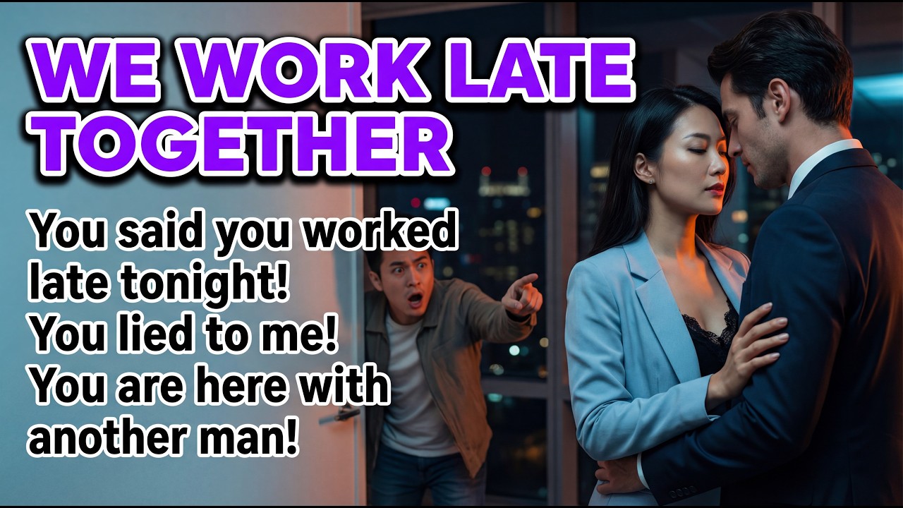 We Work Late Together 💼 Emotional English Story | Graded Reader Level 2 (B1–B2)