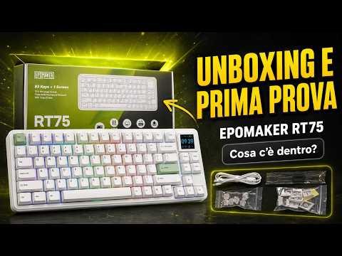 Unboxing EPOMAKER RT75 - a compact 75% mechanical keyboard