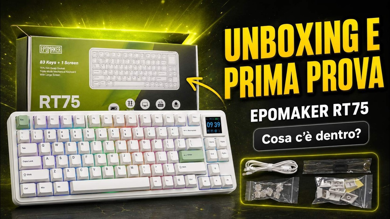 Unboxing EPOMAKER RT75 - a compact 75% mechanical keyboard
