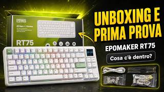 Unboxing Epomaker Rt75 - A Compact 75% Mechanical Keyboard