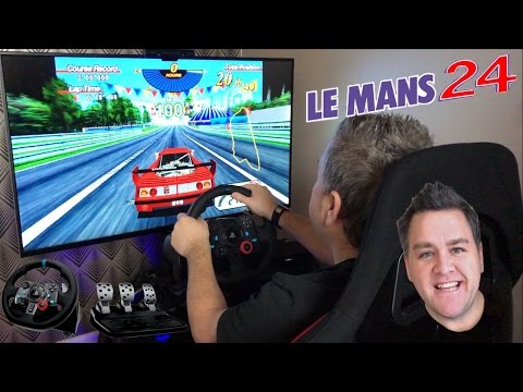 Sega Le Mans 24 Model 3 Logitech G29 Racing Wheel Pedals 1080p Arcade Racer