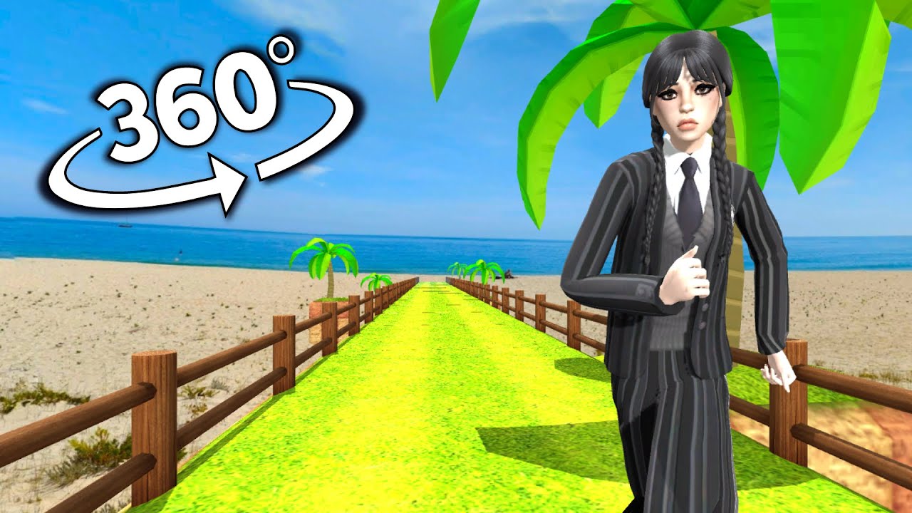 Wednesday Addams 360 Chase You In VR | 360 video