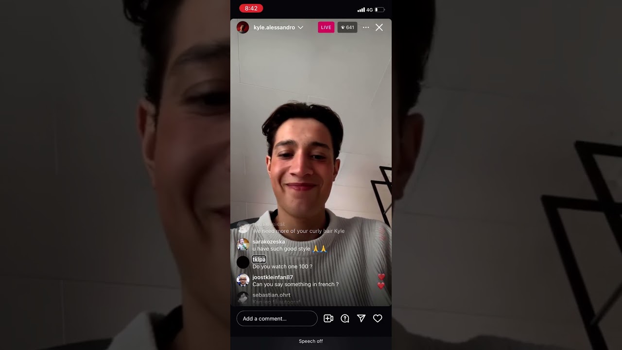 Kyle Alessandro, Sissal, JJ Instagram live 29/04