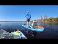 Paddleboarding at Crooked River Preserve