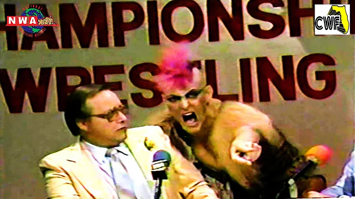 Rick Rude vs Cocoa Samoa (Lady Maxine Slaps Percy ...