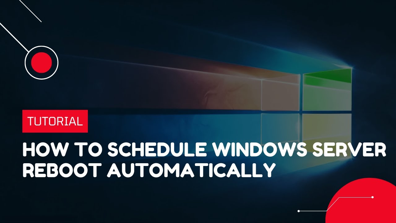 ⁣How to schedule Windows Server reboot automatically | VPS Tutorial