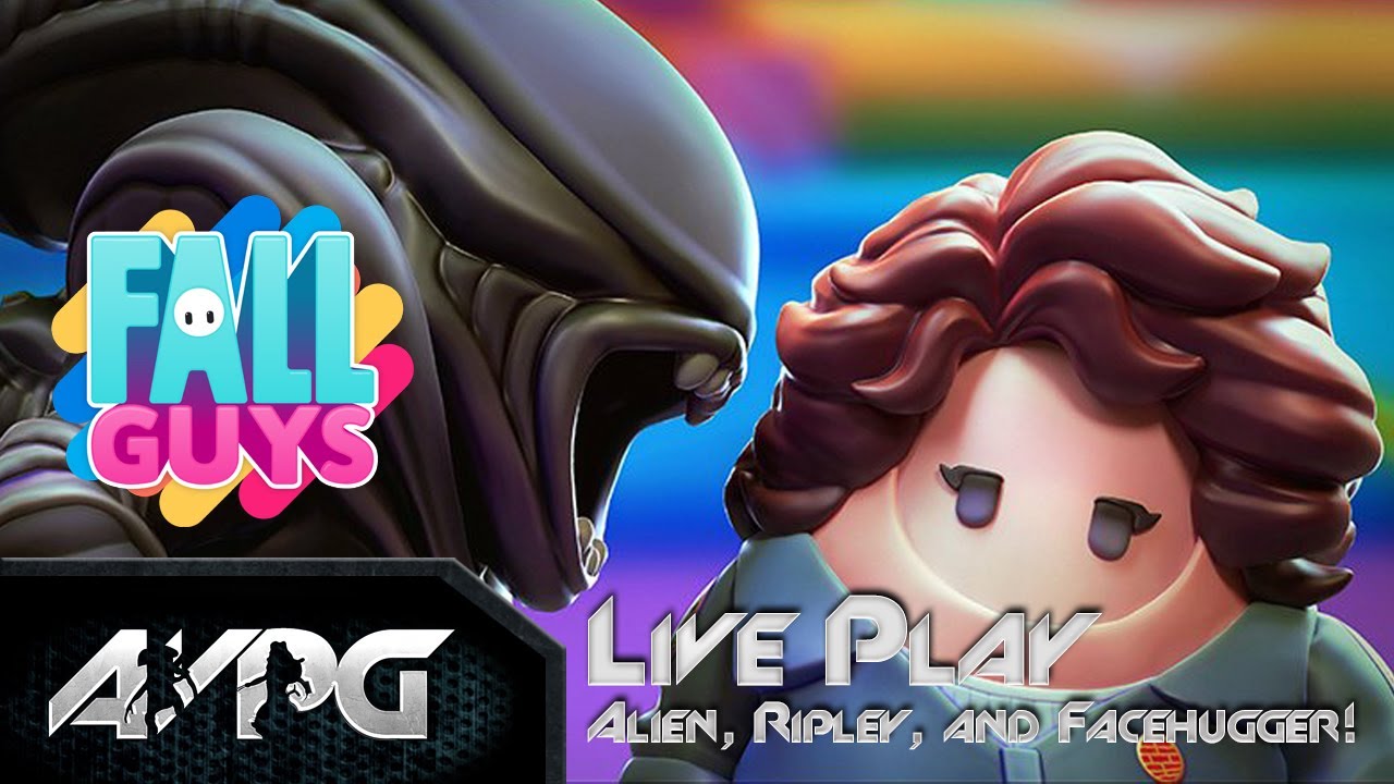 Live Play Fall Guys Alien, Ripley and Facehugger! YouTube