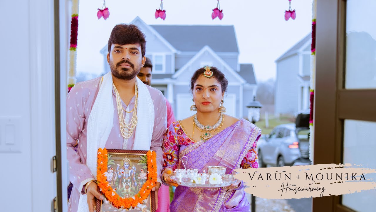 Varun + Mounika Housewarming Ceremony | Columbus - OH | USA | 4K