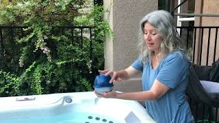 Frog Floating Sanitizing System For Hot Tubs, Quick And Easy Self Regulating Hot Tub Sanitizer