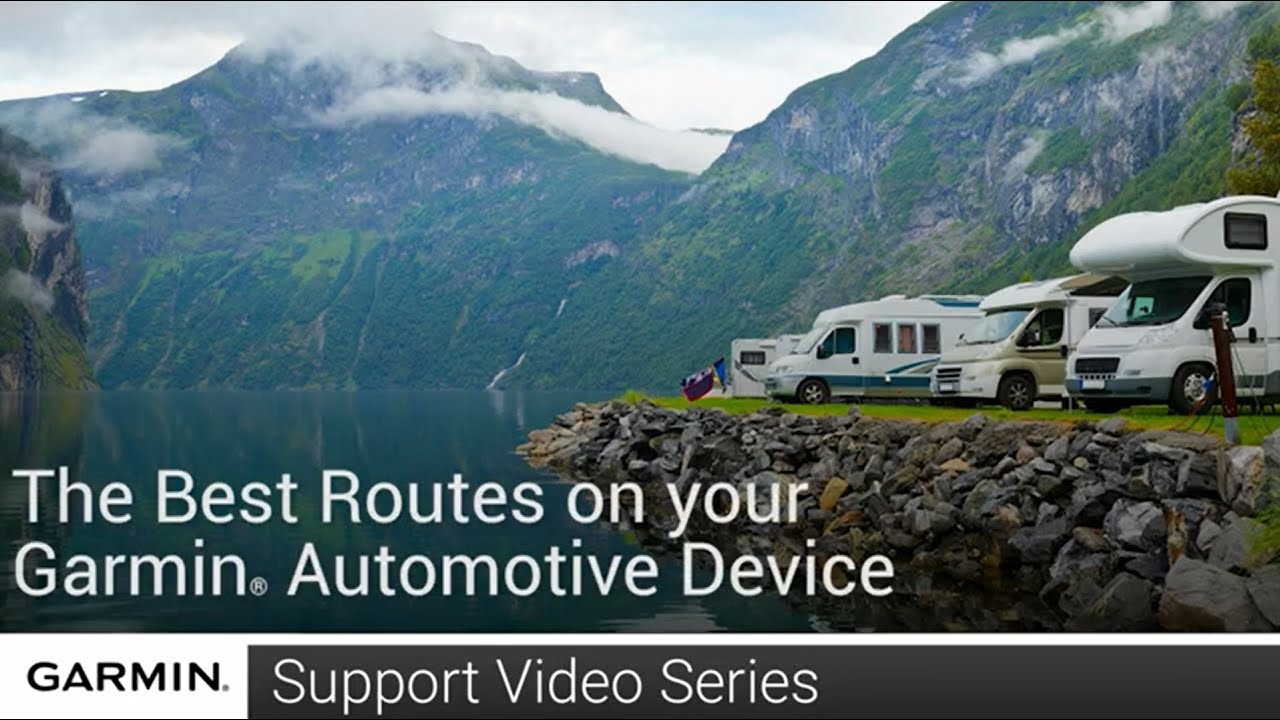 Support: Route Settings on a Garmin Automotive Device