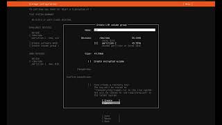 Ubuntu Server 24 LTS Install with creation of LVM and XFS Format