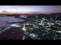 空拍 Aerial 4K - 絢麗的科隆城鎮日落 - Sunsetst in Coron island.