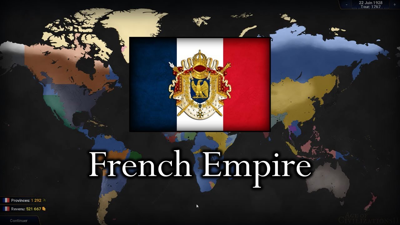 AOC2 Timelapse: French Empire - Global Domination