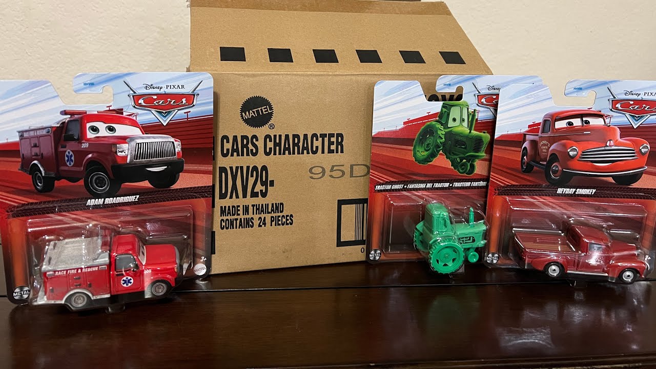 Disney Pixar Cars Old Case Unboxing! Tractors! - YouTube